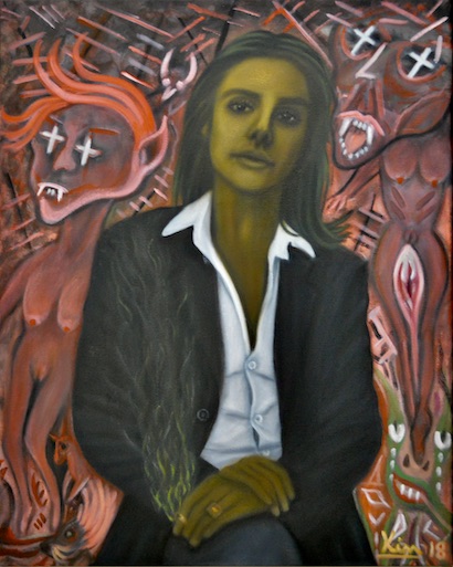Oil Painting > Devil May Care > P J Harvey